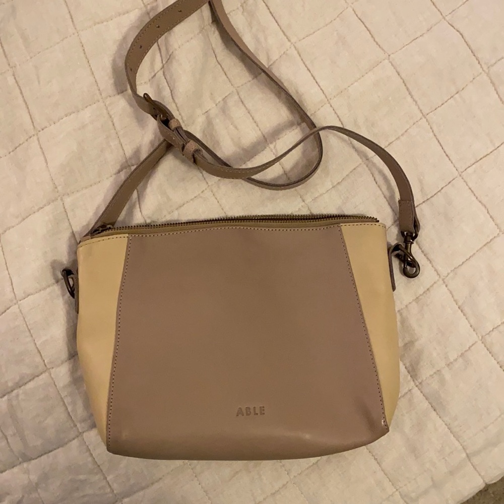 ABLE Cecilia Zip Crossbody Bag